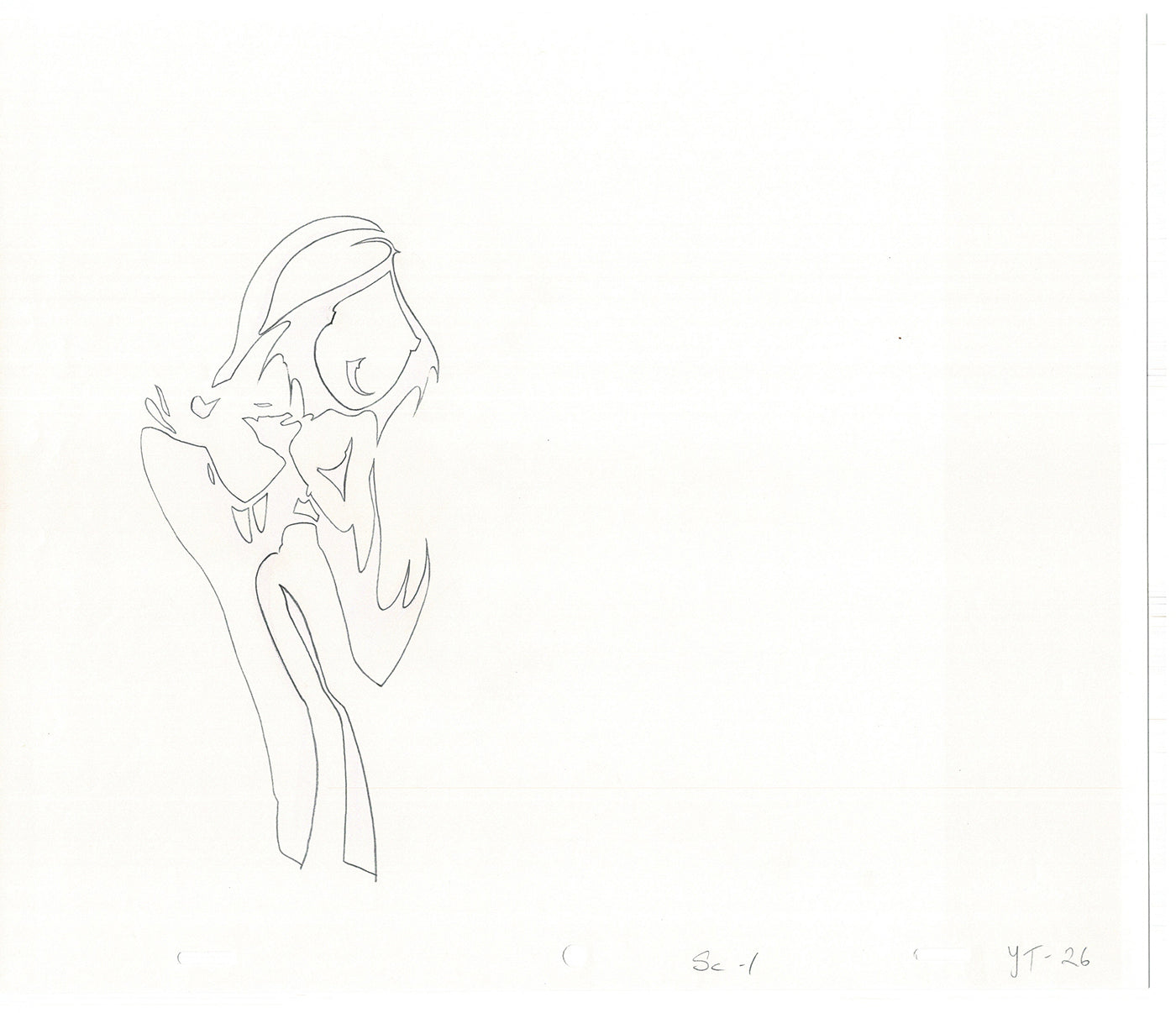 BRATZ Yasmin Bop-It Toy Commercial 2 Production Animation Cel Drawings 2005 K-019