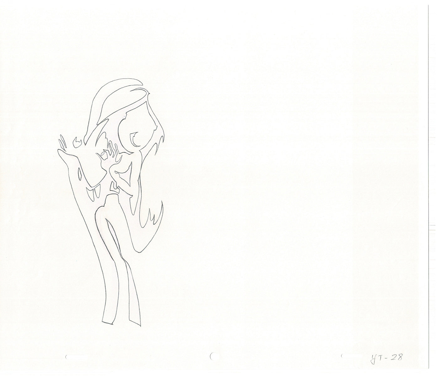 BRATZ Yasmin Bop-It Toy Commercial 2 Production Animation Cel Drawings 2005 K-023