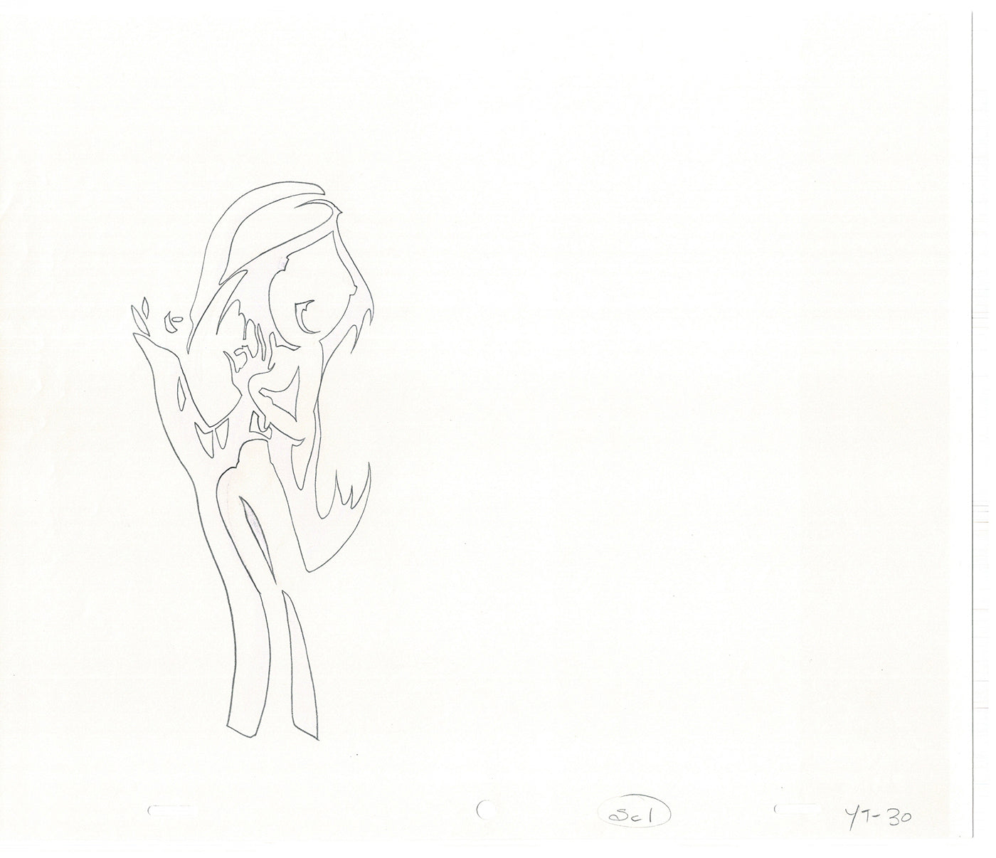 BRATZ Yasmin Bop-It Toy Commercial 2 Production Animation Cel Drawings 2005 K-025
