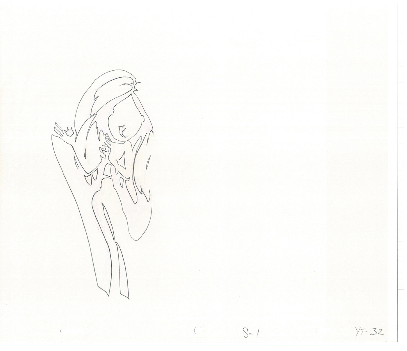 BRATZ Yasmin Bop-It Toy Commercial 2 Production Animation Cel Drawings 2005 K-027