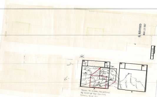 Bravestarr 1987 Production Animation Storyboard Page Filmation A-047