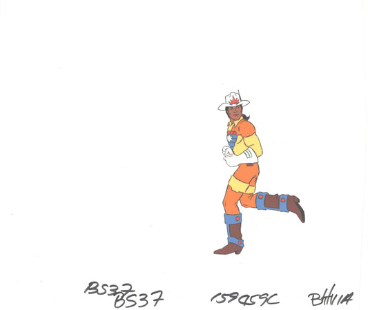 Bravestarr Animation Cartoon Production Cel Used Onscreen from Filmation 1987-8 EBS37