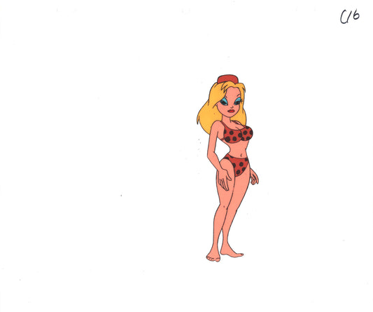 Wacky World of Tex Avery DIC Original Production Animation Cel of Bikini Girl 1997 A-C-16