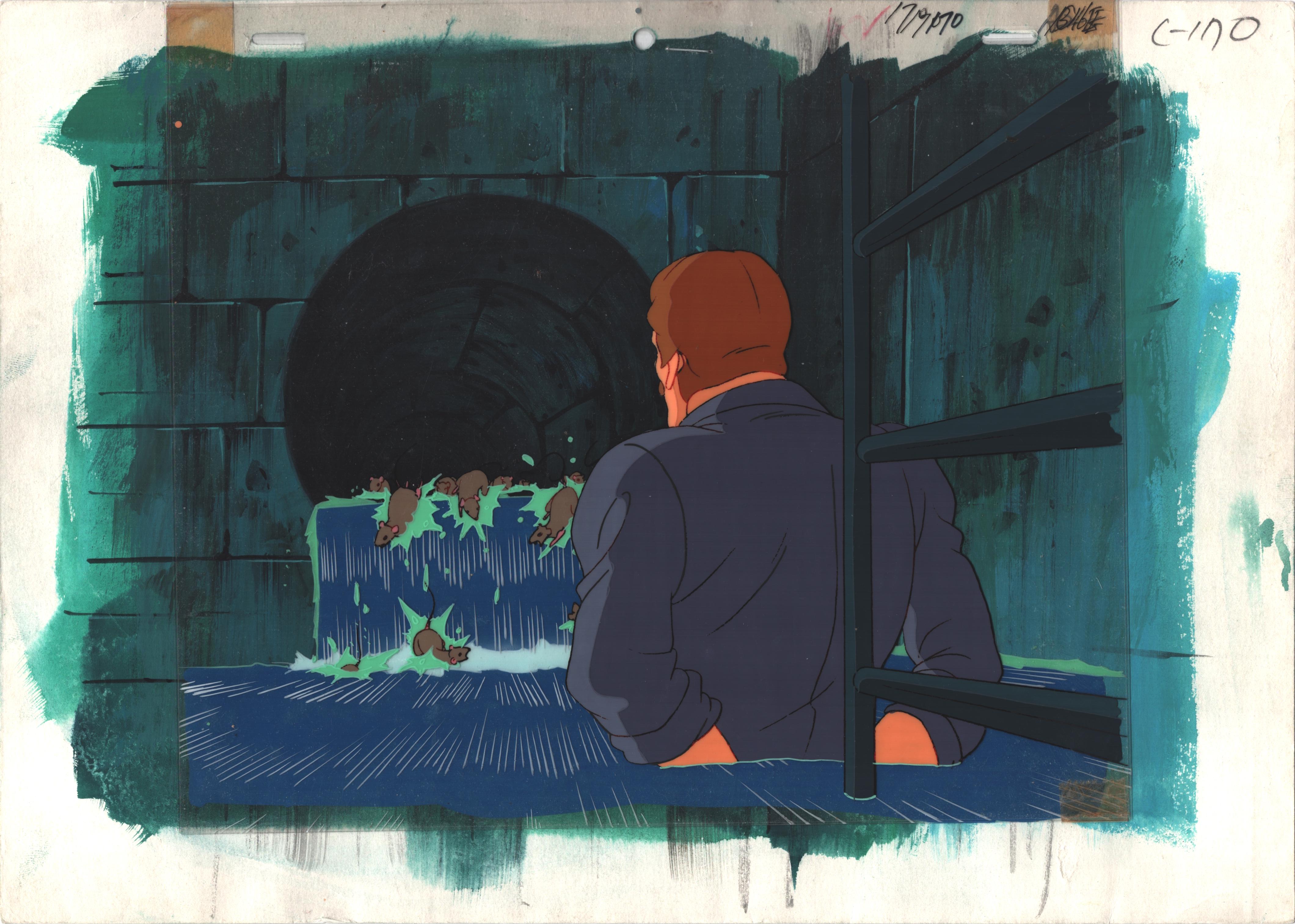 Rambo Original Production Animation Cel n Background OBG Ruby Spears 1 ...