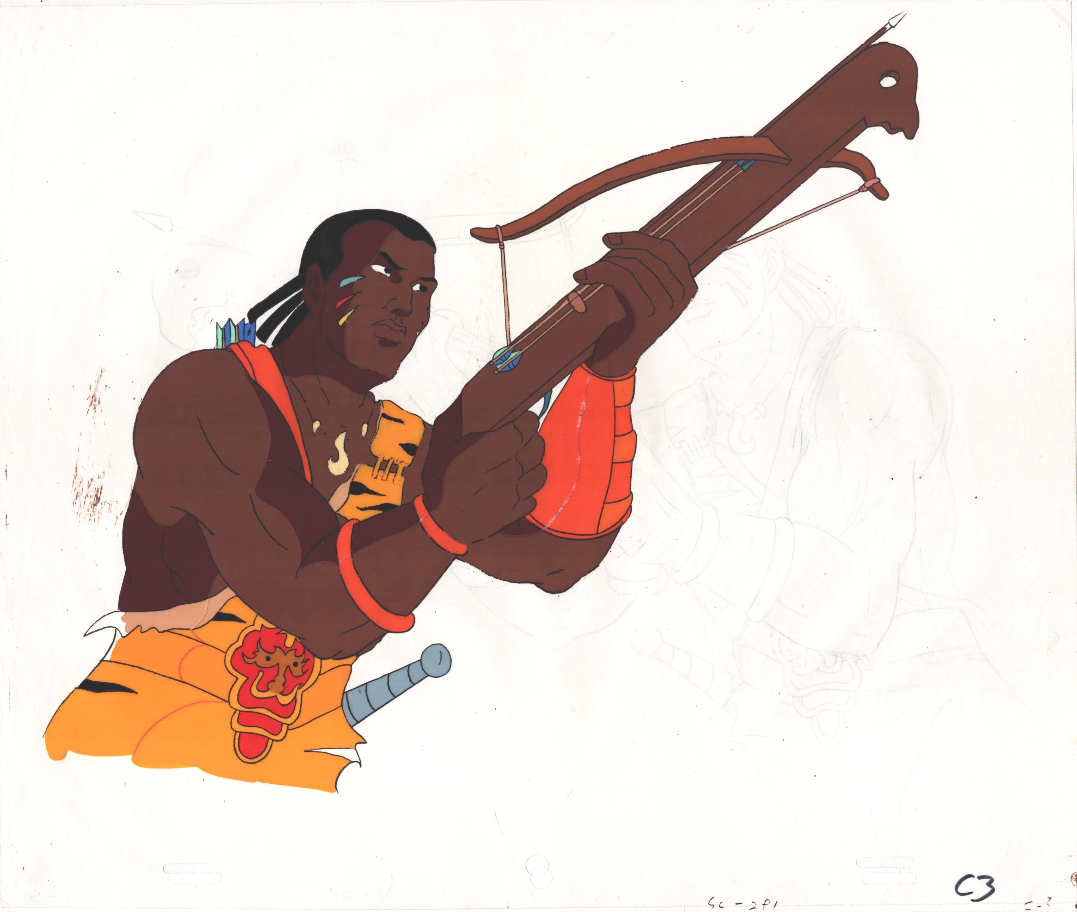 Sunbow Animation Style Conan The Adventurer Cartoon Production Animation Cel Sunbow Howard 19 ...