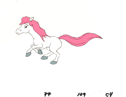 The Smurfs Cassie Original Production Animation Cel Hanna Barbera 1980s c4a