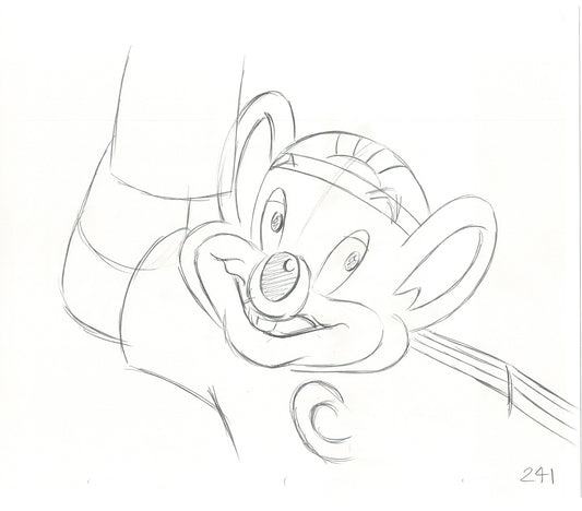 Chuck E Cheese Pizza Commercial Production Animation Cel Drawing 2005 ER003