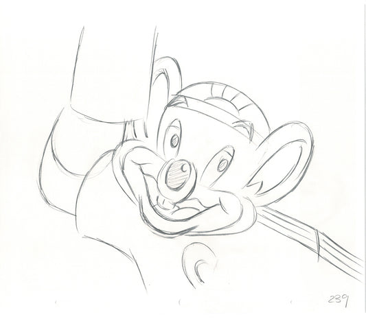 Chuck E Cheese Pizza Commercial Production Animation Cel Drawing 2005 ER005