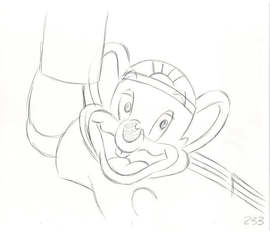 Chuck E Cheese Pizza Commercial Production Animation Cel Drawing 2005 ER006
