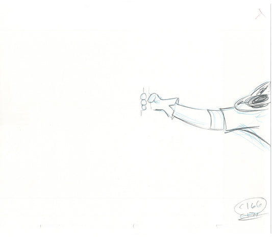 Chuck E Cheese Pizza Commercial Production Animation Cel Drawing 2005 ER054