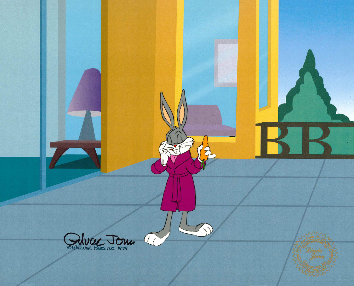 Bugs Bunny Looney Tunes Chuck Jones Signed 1979 Production Animation Cel 9