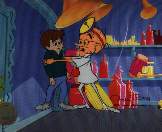 Phantom Tollbooth Chuck Jones Signed 1970 Production Animation Cel Milo MGM 1