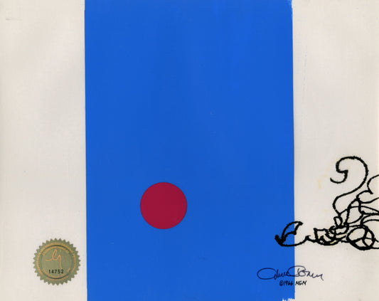 The Dot and the Line Chuck Jones Signed 1965 Production Animation Cel MGM 10