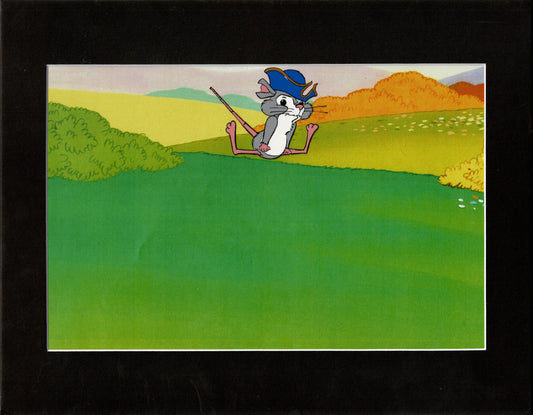 Chuck Jones Yankee Doodle Cricket 1975 production animation cel Seal COA 7