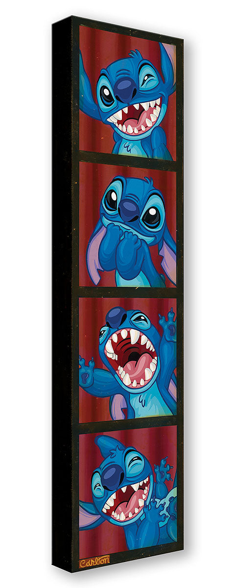 Lilo & Stitch Walt Disney Fine Art Trevor Carlton Ltd Ed of 1500 TOC Treasures on Canvas Print "Leave Me In Stitches"