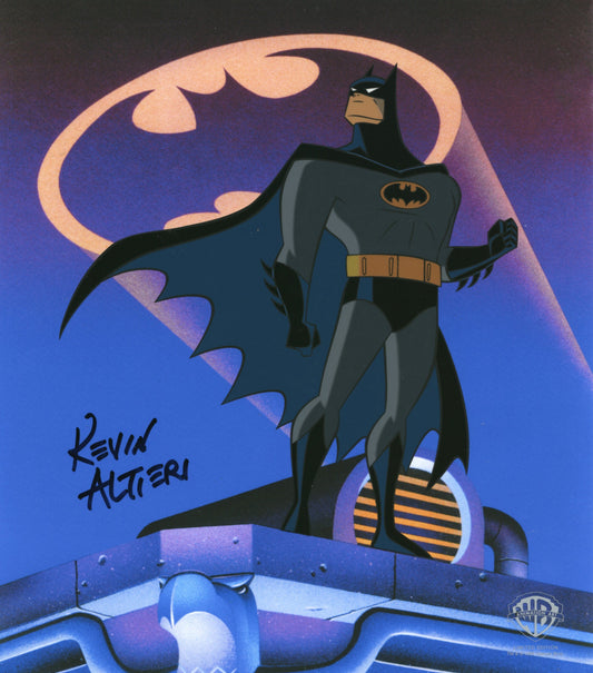 Classic Batman Signed by Kevin Altieri Batman Animated Series Warners Limited Ed Animation cel of 500