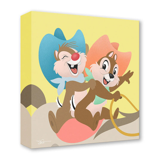 Chip n Dale Walt Disney Fine Art Dom Corona Limited Edition of 1500 Treasures on Canvas Print TOC "Ranch Rascal Roundup"
