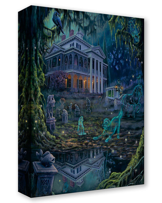 Haunted Mansion Halloween Walt Disney Fine Art Dom Corona Limited Edition of 1500 Treasures on Canvas Print TOC "Dearly Beloved Pets"