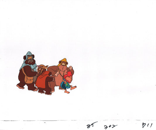 Star Wars: Ewoks Original Production Animation Cel and Drawing from Lucasfilm D-D11