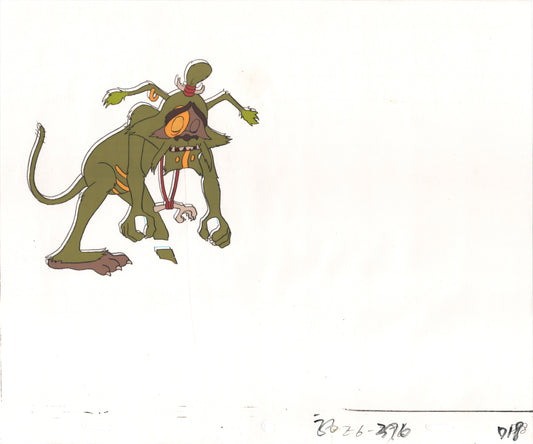 Star Wars: Ewoks Original Production Animation Cel and Drawing (drawing is stuck) from Lucasfilm C-D18