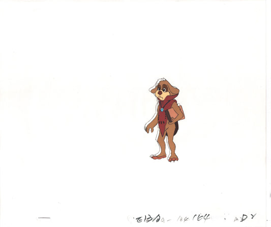 Star Wars: Ewoks Original Production Animation Cel and Drawing (drawing is stuck) from Lucasfilm C-D2