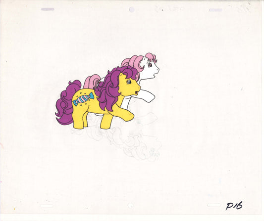 My Little Pony Original Production Animation Cel Hasbro Sunbow 1980s or 90s UNIQUE D-D16