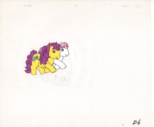 My Little Pony Original Production Animation Cel Hasbro Sunbow 1980s or 90s UNIQUE D-D6