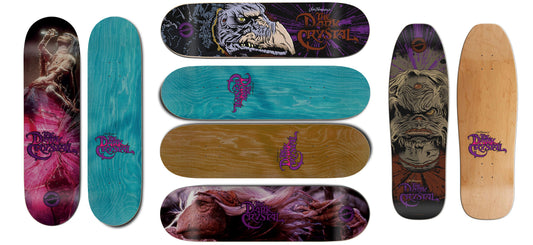 The Dark Crystal Collection Jim Henson Madrid Skateboard FULL SET OF FOUR DECKS