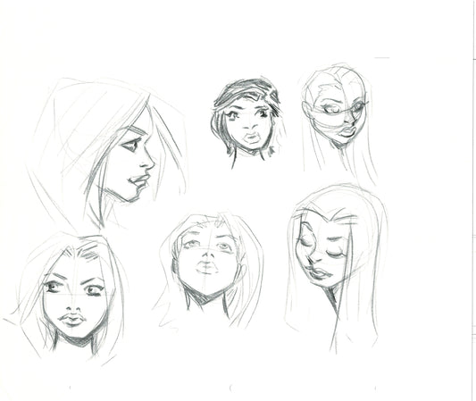 Dave Bullock Hand-Drawn Comic Illustration for Covers and Book DC H10