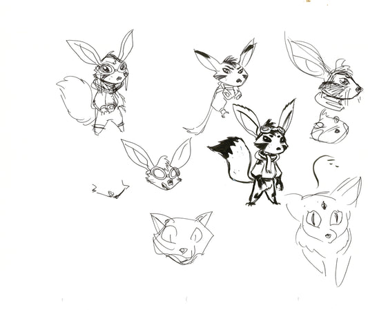 Dave Bullock Hand-Drawn Comic Illustration for Covers and Book DC H13