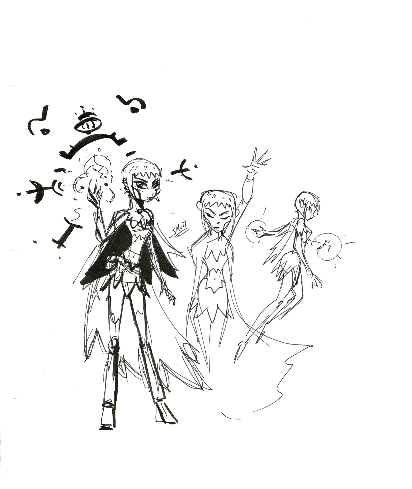 Dave Bullock Hand-Drawn Comic Illustration for Covers and Book DC H16