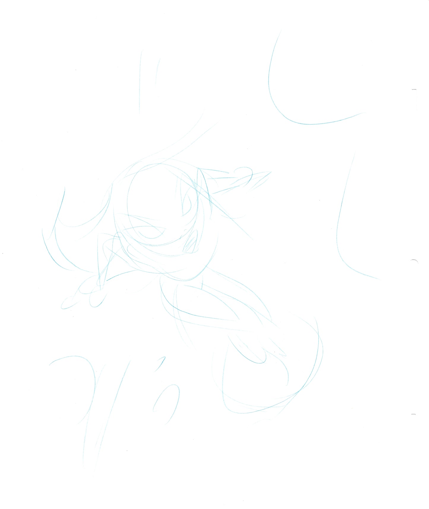 Dave Bullock 2 LOT Hand-Drawn Comic Illustrations for Covers and Book DC L5