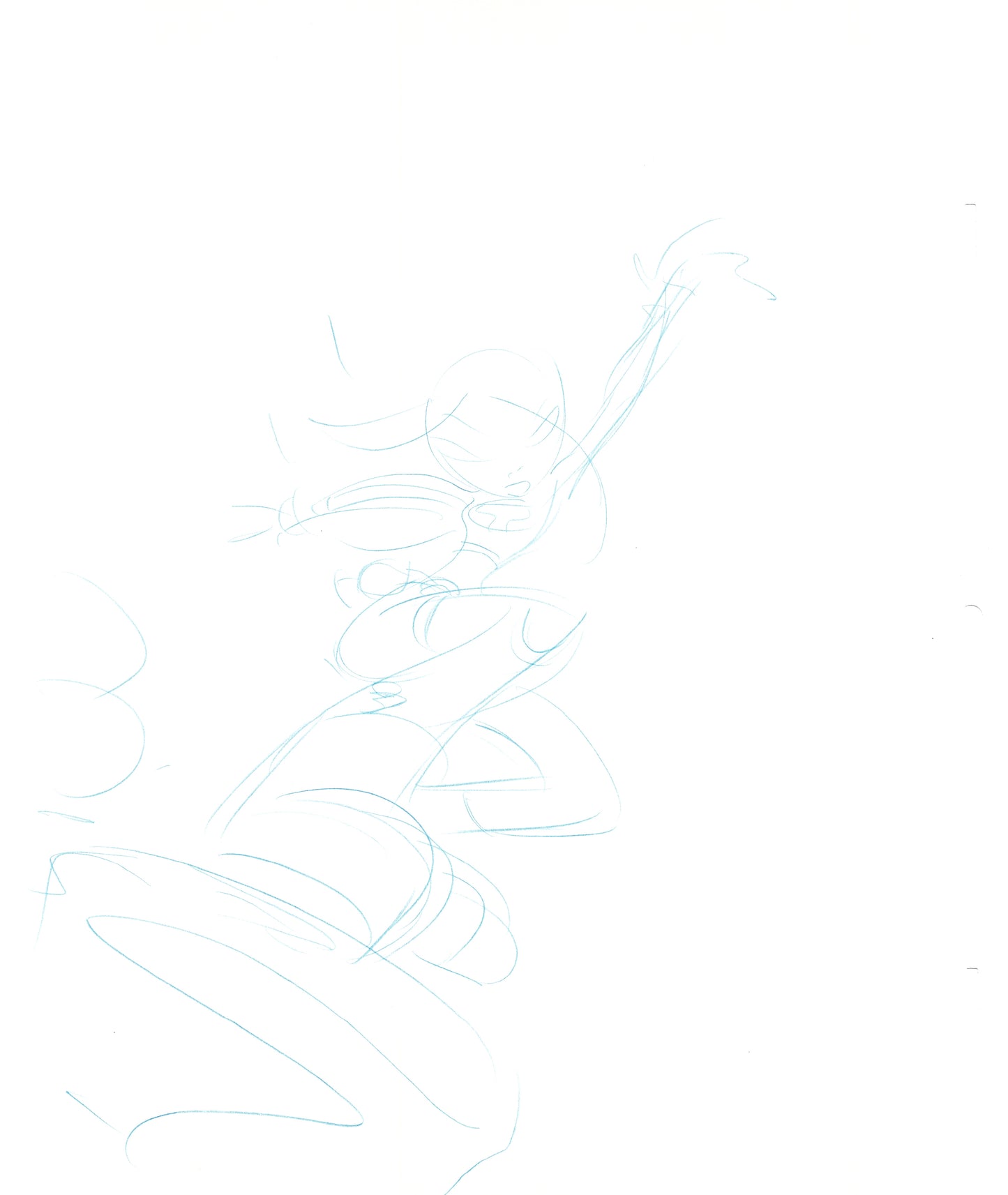 Dave Bullock 2 LOT Hand-Drawn Comic Illustrations for Covers and Book DC L25