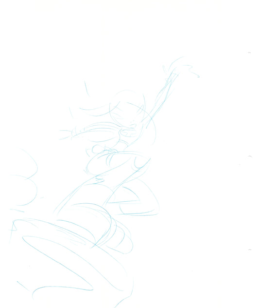 Dave Bullock 2 LOT Hand-Drawn Comic Illustrations for Covers and Book DC L25