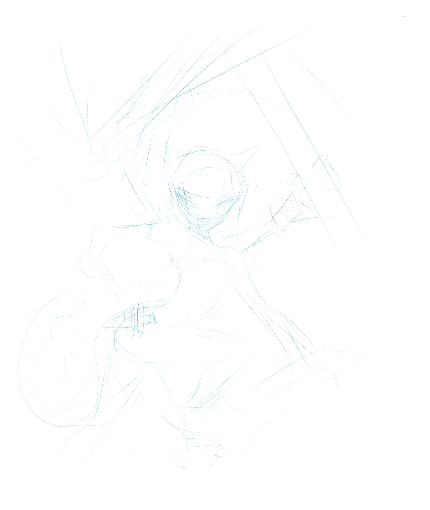 Dave Bullock 2 LOT Hand-Drawn Comic Illustrations for Covers and Book DC L41