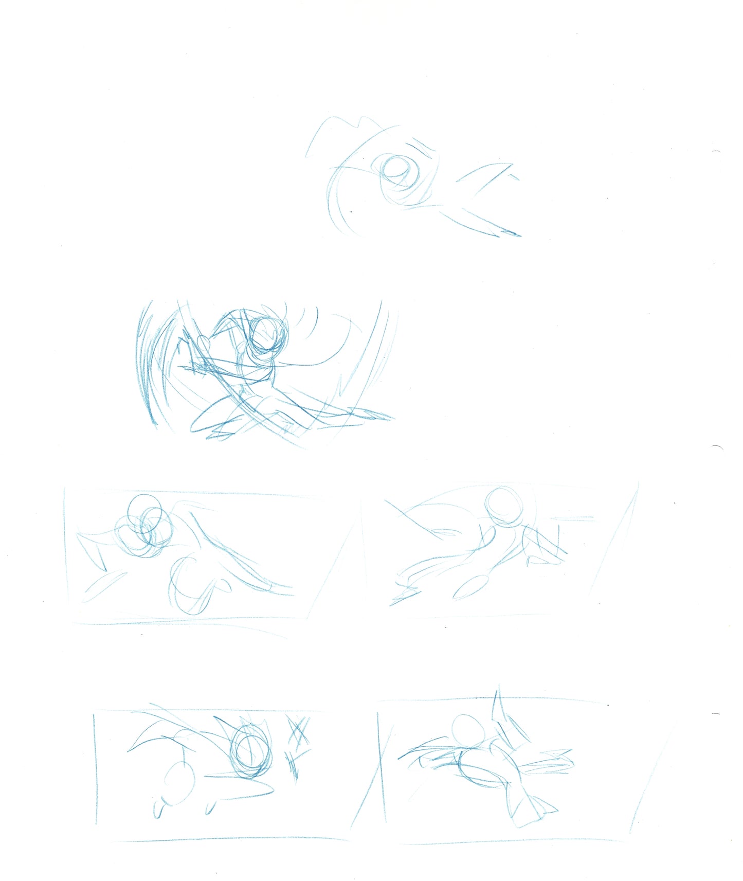 Dave Bullock 2 LOT Hand-Drawn Comic Illustrations for Covers and Book DC L41