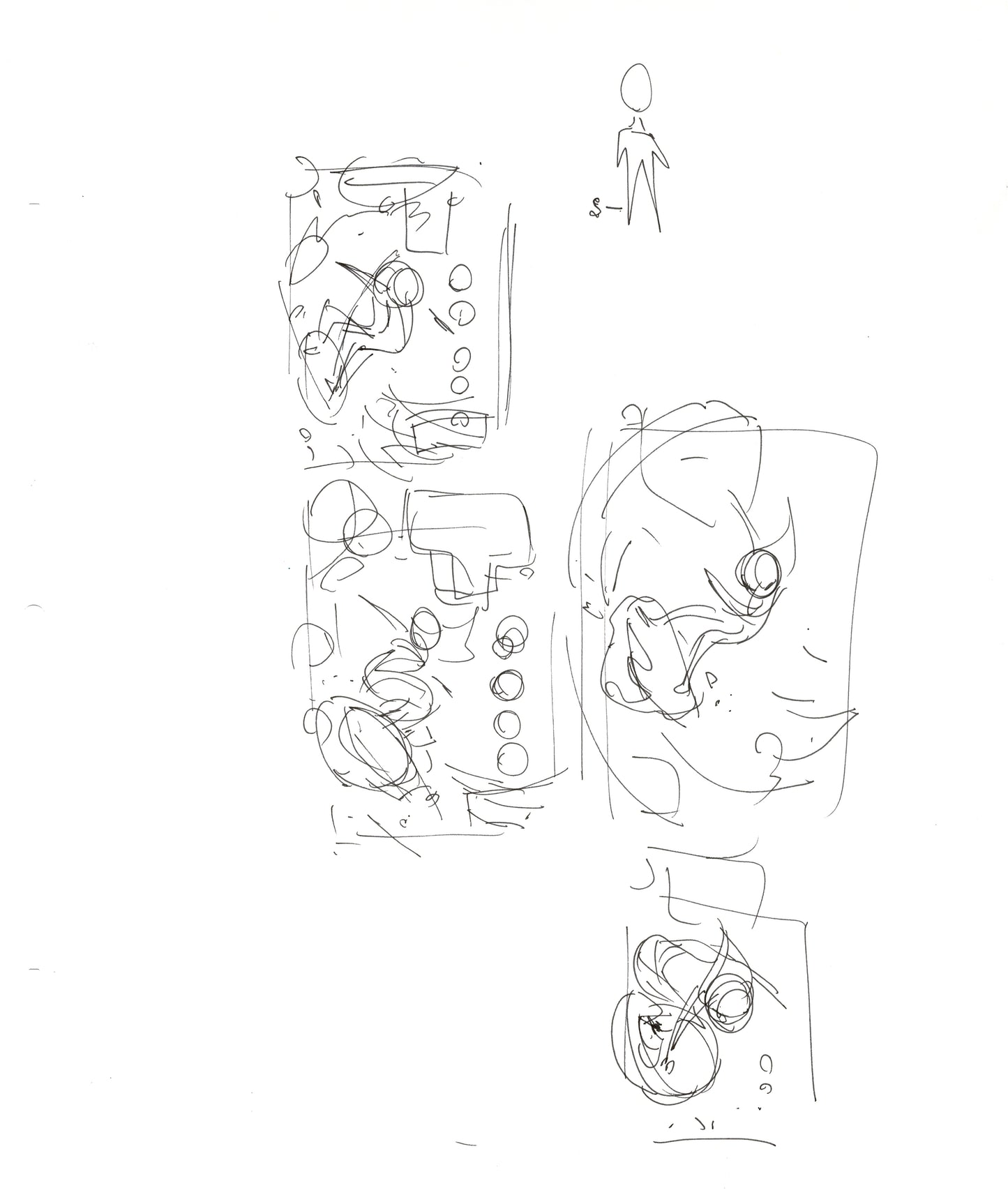 Dave Bullock 2 LOT Hand-Drawn Comic Illustrations for Covers and Book DC L45