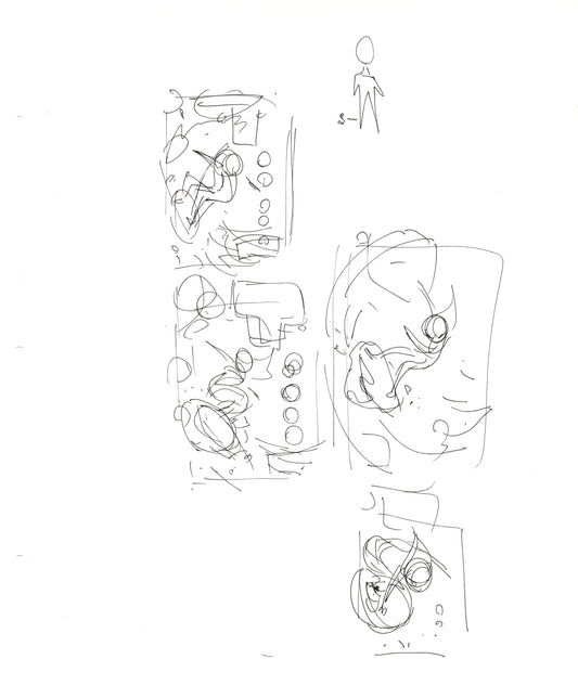 Dave Bullock 2 LOT Hand-Drawn Comic Illustrations for Covers and Book DC L45