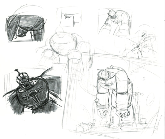 Dave Bullock Hand-Drawn Comic Illustration for Covers and Book DC M2