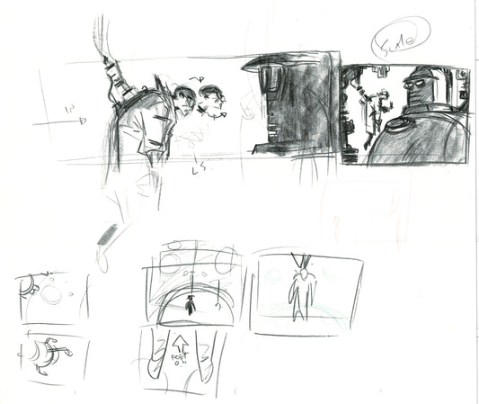 Dave Bullock Hand-Drawn Comic Illustration for Covers and Book DC M3