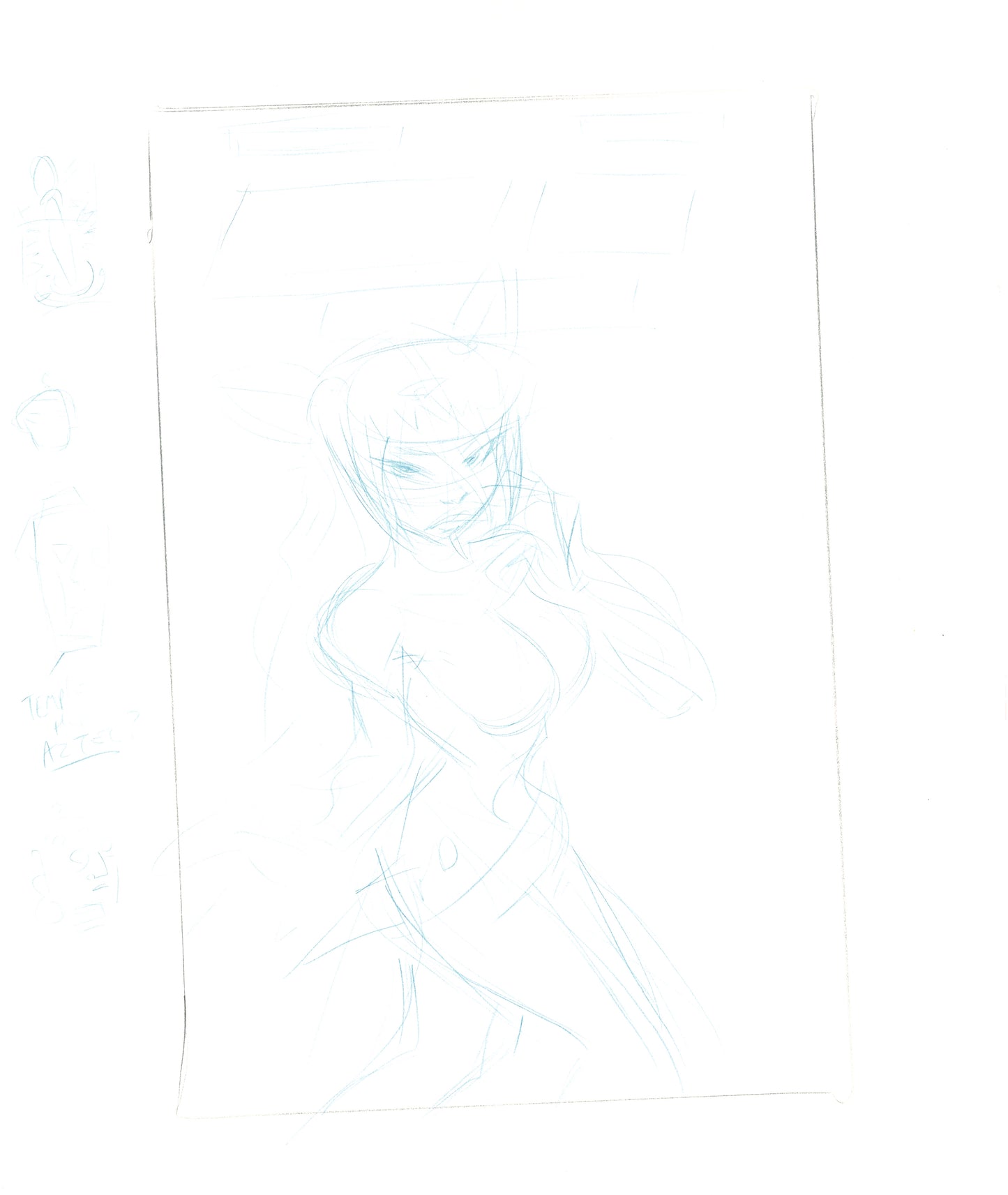 Dave Bullock Hand-Drawn Comic Illustration for Covers and Book DC M10