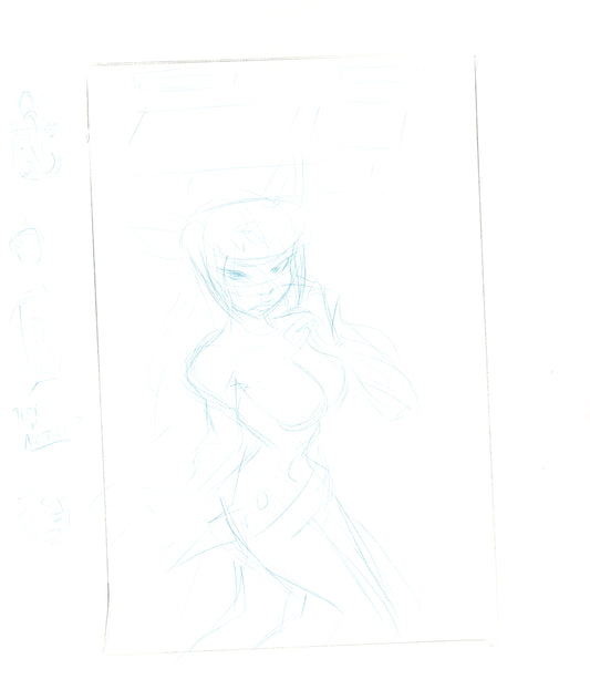 Dave Bullock Hand-Drawn Comic Illustration for Covers and Book DC M10