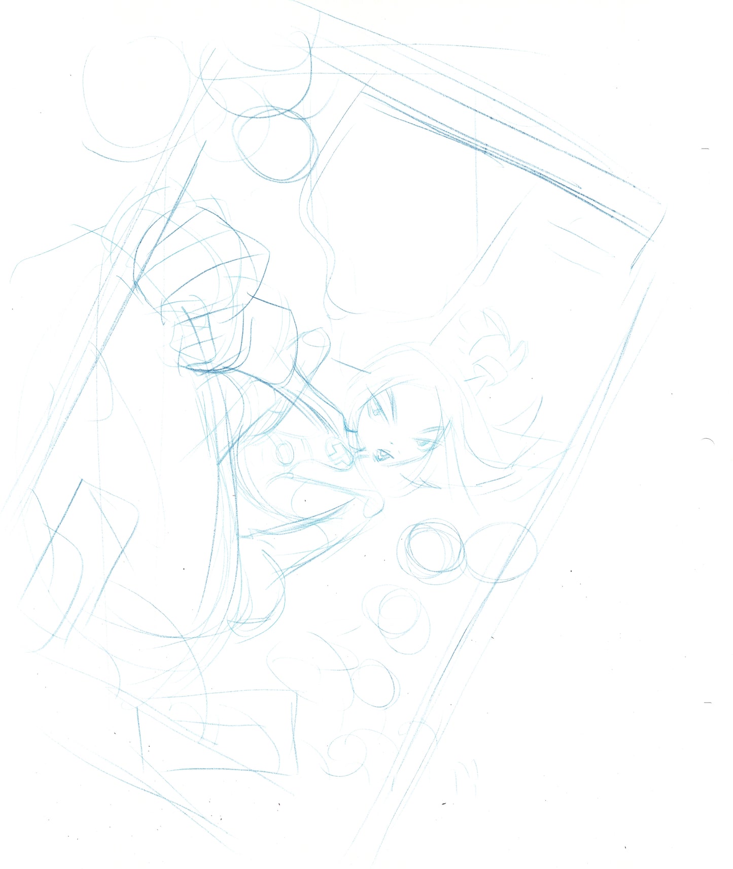 Dave Bullock Hand-Drawn Comic Illustration for Covers and Book DC M15