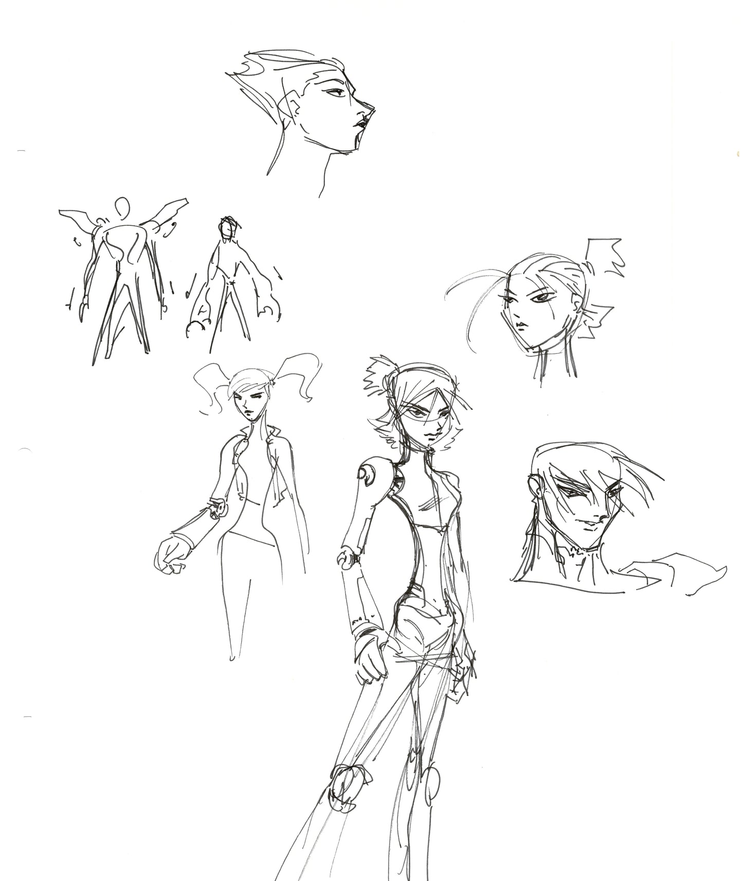 Dave Bullock Hand-Drawn Comic Illustration for Covers and Book DC M17