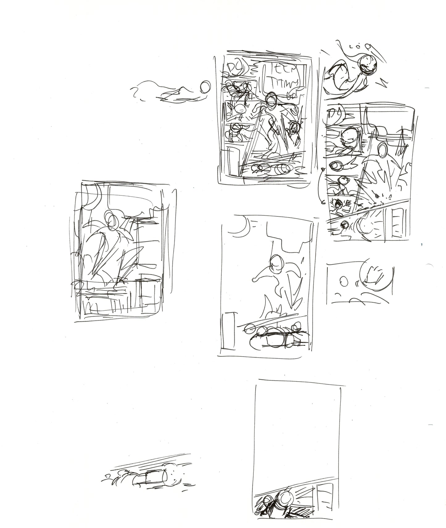 Dave Bullock Hand-Drawn Comic Illustration for Covers and Book DC M19