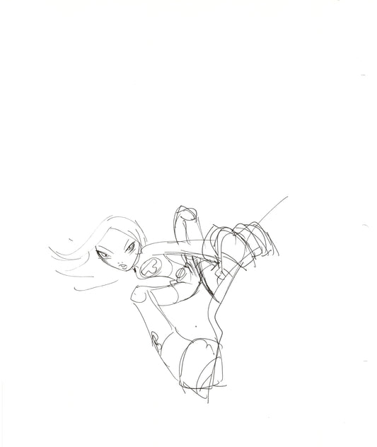 Dave Bullock Hand-Drawn Comic Illustration for Covers and Book DC M23