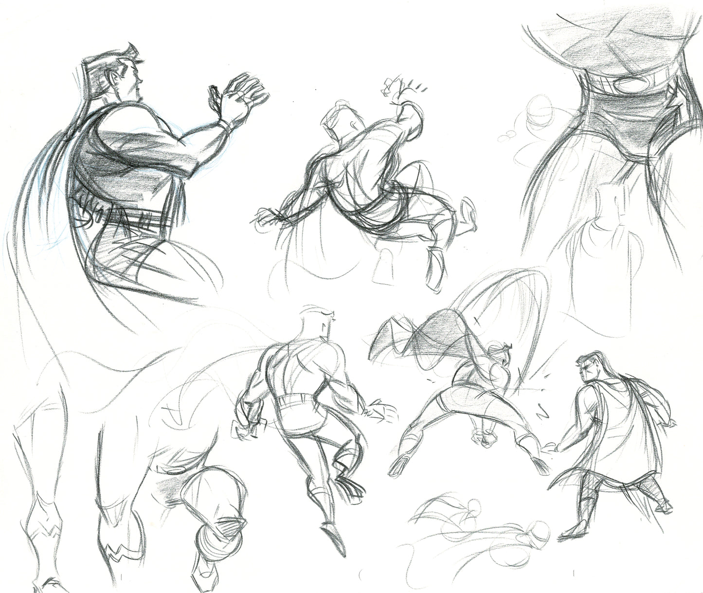 Dave Bullock Hand-Drawn Comic Illustration for Covers and Book DC M26