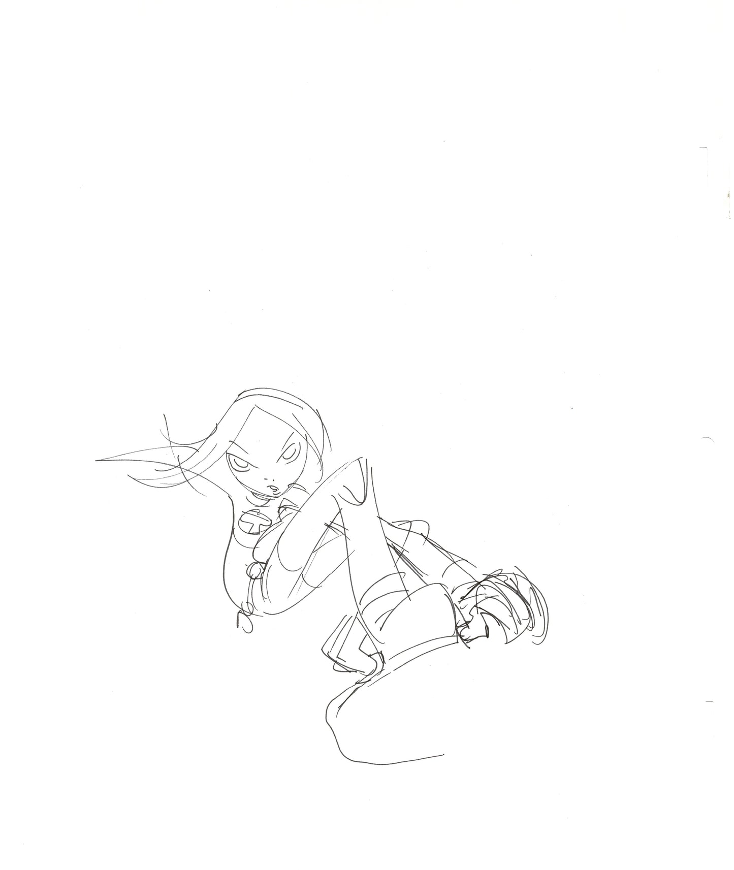 Dave Bullock Hand-Drawn Comic Illustration for Covers and Book DC M29