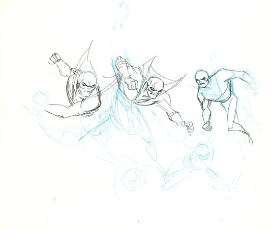 Dave Bullock Hand-Drawn Comic Illustration for Covers and Book DC M31