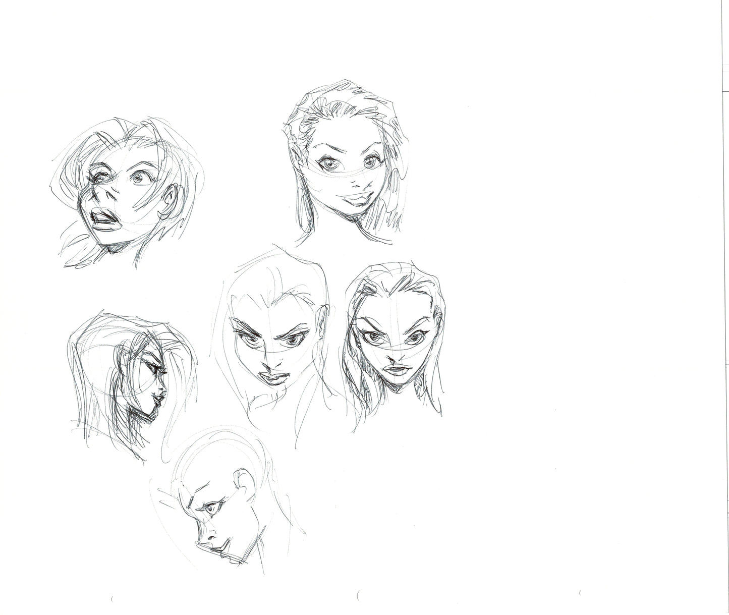 Dave Bullock Hand-Drawn Comic Illustration for Covers and Book DC M32